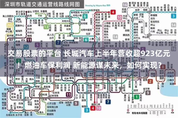交易股票的平台 长城汽车上半年营收超923亿元！燃油车保利润 新能源谋未来，如何实现？