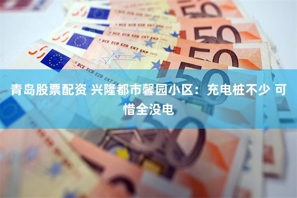 青岛股票配资 兴隆都市馨园小区：充电桩不少 可惜全没电