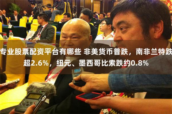 专业股票配资平台有哪些 非美货币普跌，南非兰特跌超2.6%，纽元、墨西哥比索跌约0.8%